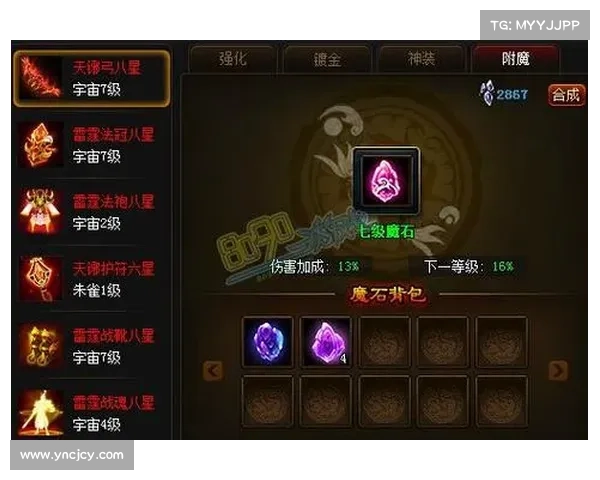 全面解析神仙道霸者宝石四大类型及其属性强化策略